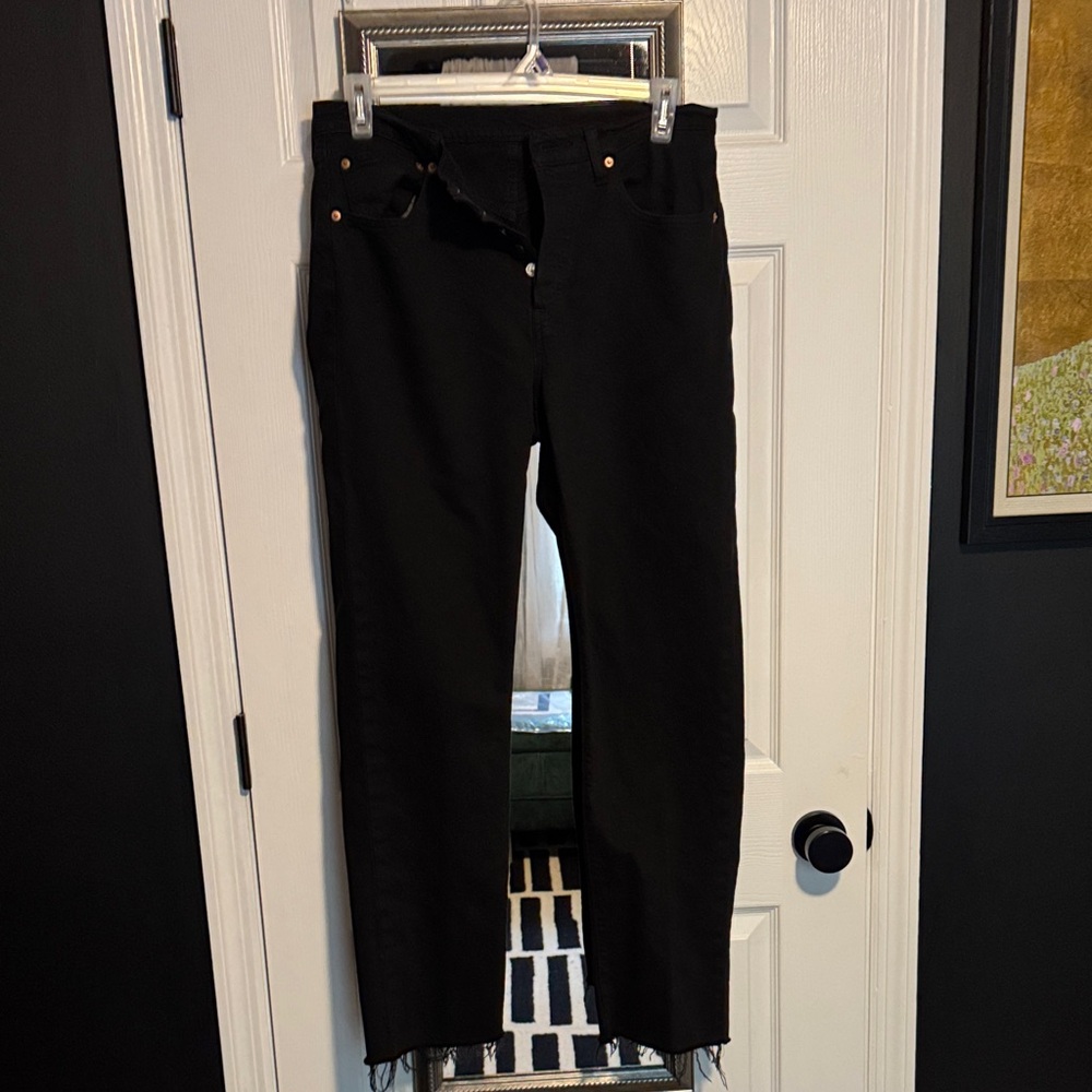 Levi’s 501 Black Straight-Leg Jeans